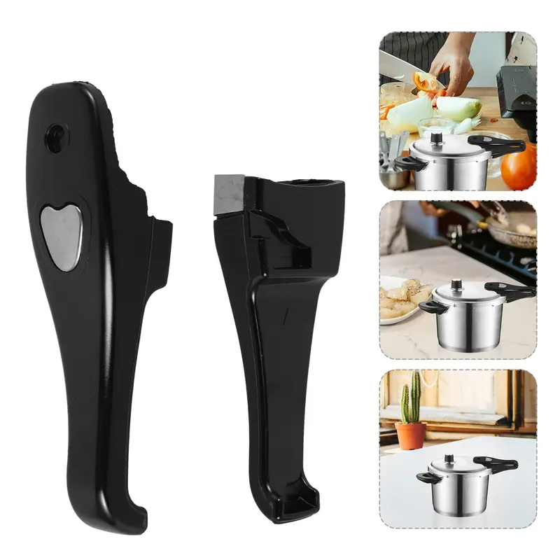 Phụ Kiện Nồi Áp Suất Tay Cầm Chảo, Tay Cầm, Chảo Và Chảo, Chất Liệu Kim Loại Và Nhựa, 19,00X5,00X3,70CM, Màu Đen 8