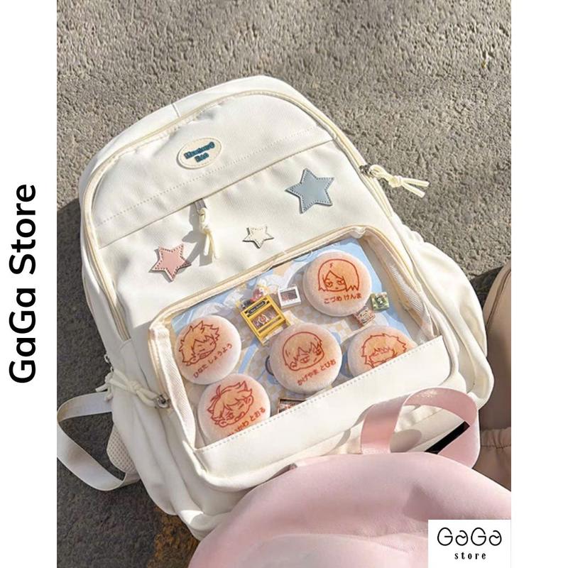 Balo đi học hình ngôi sao dễ thương thời trang ulzzang hàn quốc cho học sinh cấp 2 , cấp 3 B634 gaga store