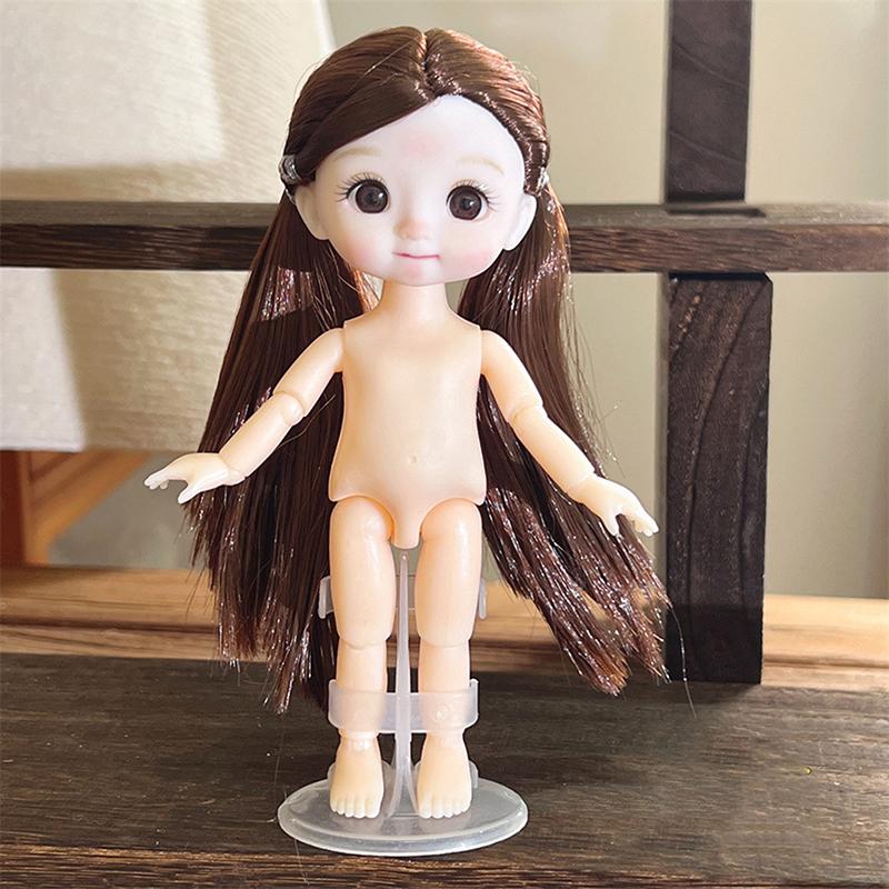 Búp Bê 16cm, Có Biểu Cảm Khác Nhau, Dễ Thương, Búp Bê BJD 1 / 8, 13 Khớp Có Thể Di Chuyển, Đồ Chơi Bé Gái, 1 Chiếc 1