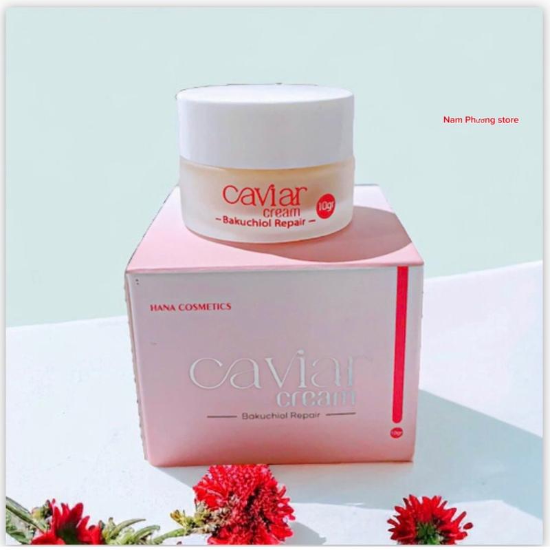 Product Introduction of Kem ngày Caviar_Bakuchiol dưỡng trắng, phục hồi da, cấp ẩm căng bóng, thu nhỏ lỗ chân lông mịn da Skincare Làm đẹp da. Hũ 10g và 40g dưỡng Ẩm Da Chăm Sóc Da Nữ 4