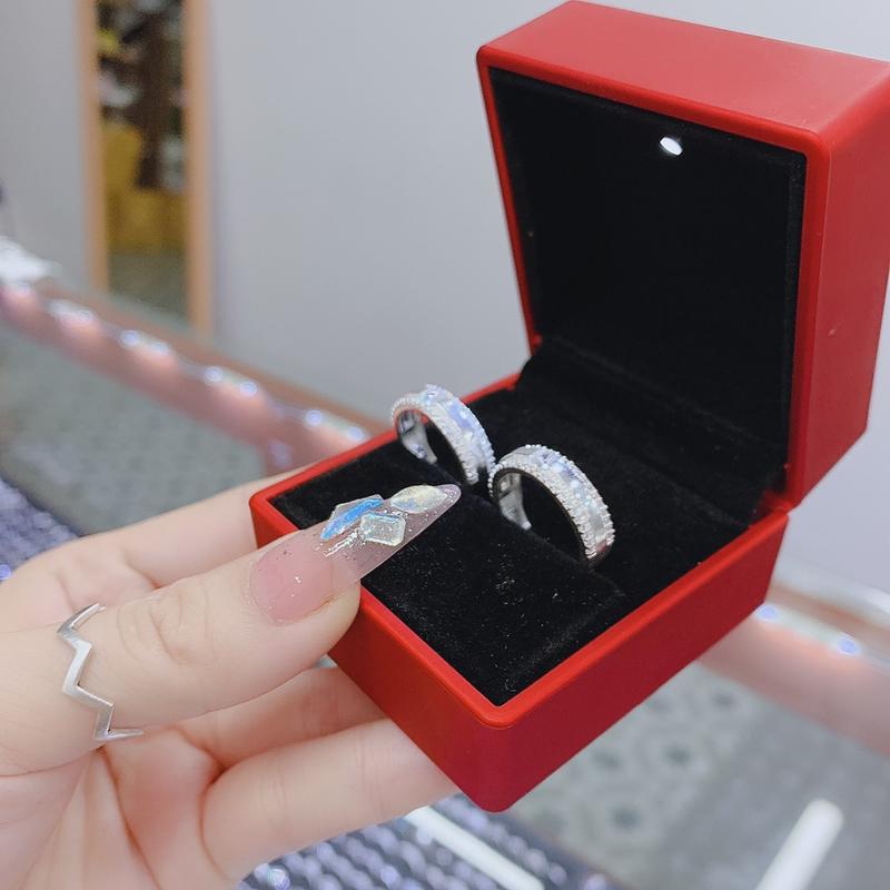  Nhẫn đôi bản to bạc ta cho nam nữ dày dặn cá tính cho các cặp đôi _Bạc Đẹp Hải Hạnh Hhj 