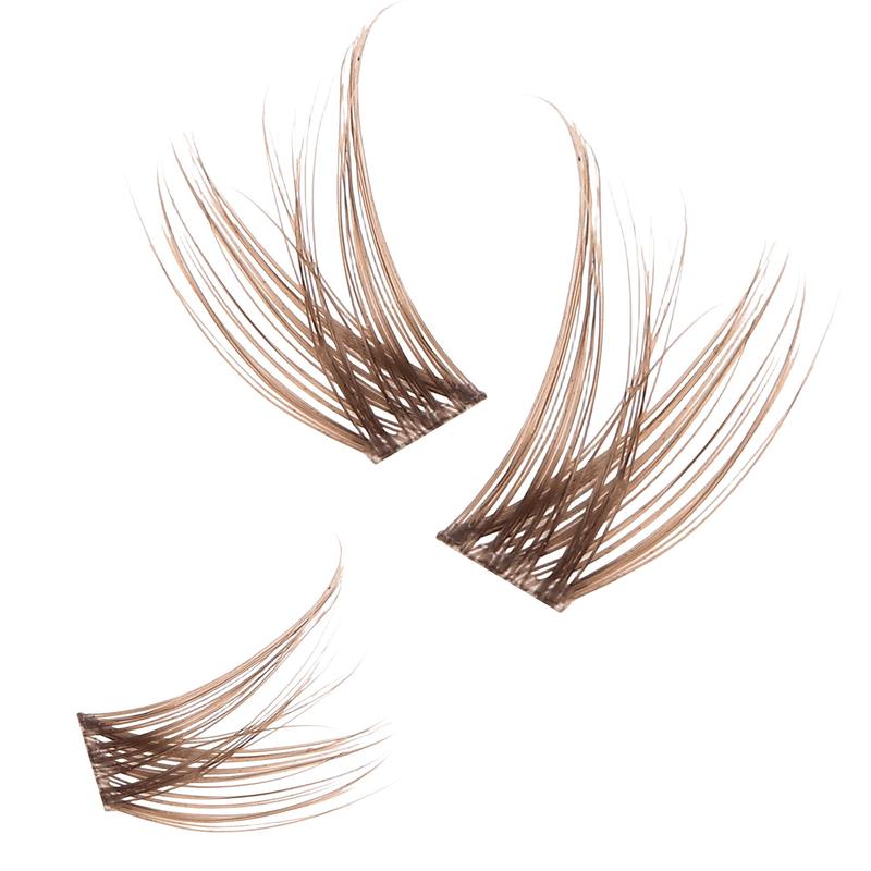 Product Introduction of Cross Curl Fake Eyelashes for Natural Look Eyelash Extensions, 216pcs/box Individual False Eyelashes, False Eyelashes for Women Eye Makeup Enhancement 4
