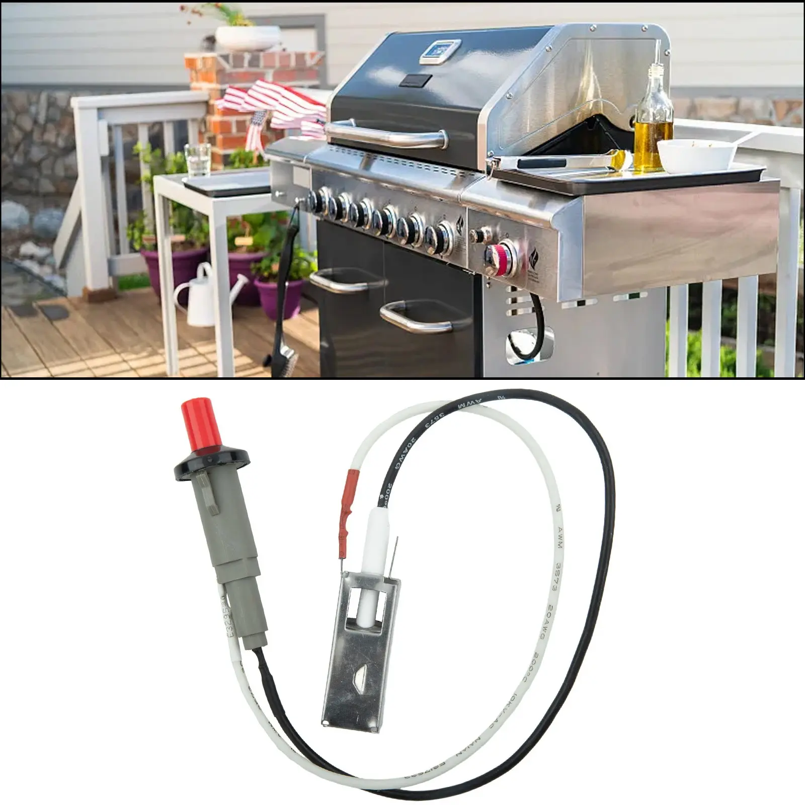 Grill Ignition Kit For Weber 7510 for Spirit E-210 500 700 For Genesis E-310 E-320
