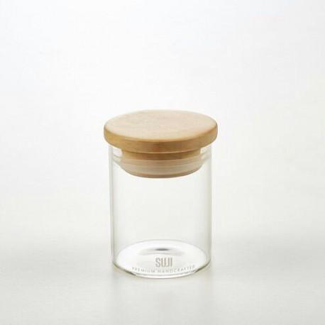 Gambar Airtight Glass Canister 55 Kaca Kayu - 55-50ml dari Suji Premium Handcrafted Kota Bandung 5 Tokopedia