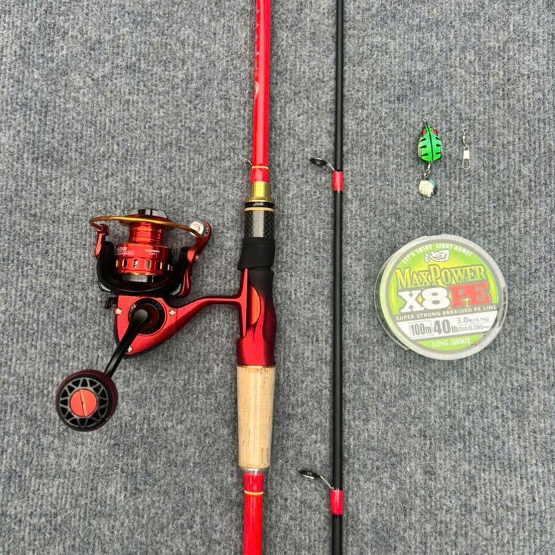 COMBO BỘ CẦN CÂU CÁ LURE VIKINH DAWA + MÁY H-A ,NHÁI CHADO,DÙ MAXPOWER VÀ KHÓA LINK