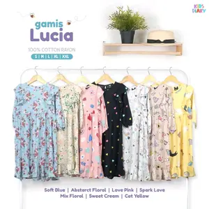 gamis lucia Bunga