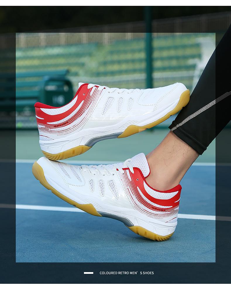 Product Introduction of In Stock Professional Badminton Shoes Tennis Shoes Volleyball Shoes Non-Slip Sneaker in Stock Professional Badminton Shoes Tennis Shoes Volleyball Shoes Non-Slip Sneaker New Spring and Summer Sneakers Sneaker Men's Shoes Badminton Shoes Table Tennis Train 21
