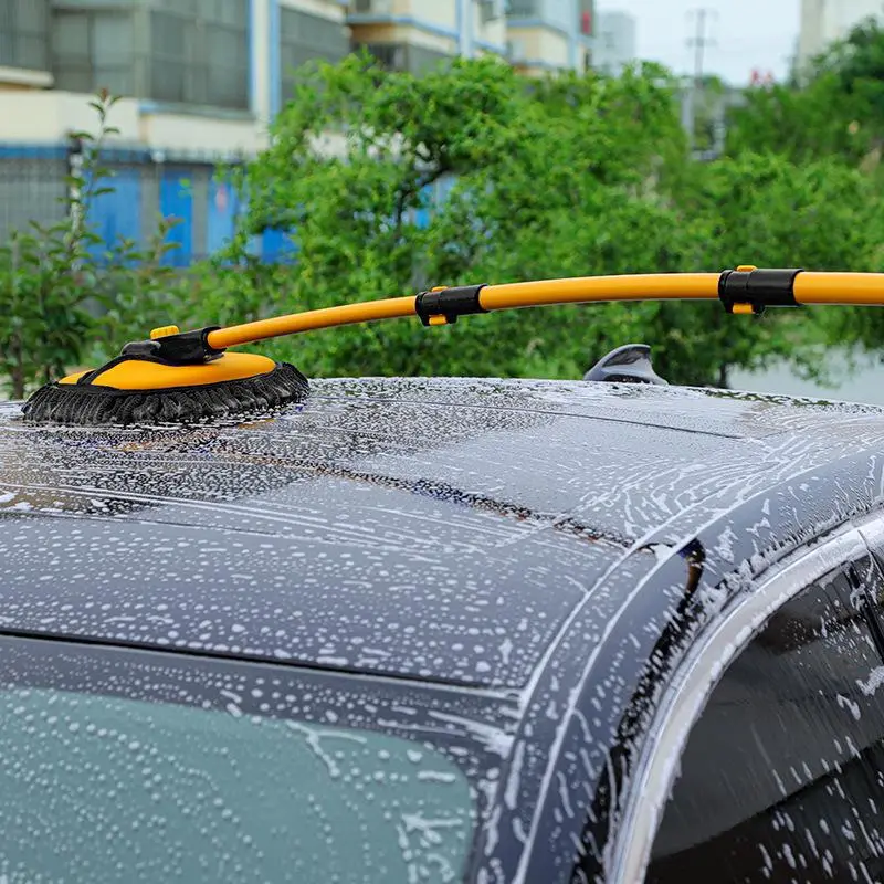 Car Wash Mop Brush, Retractable Car Wash Tool, Portable Car Wash Tool, Car Cleaning Tool, Professional Car Wash Accessories 3