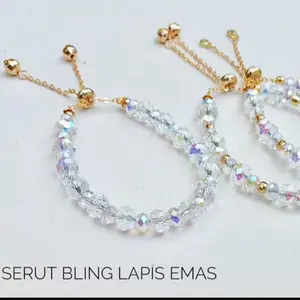 Gelang Serut Blink Lapis Emas