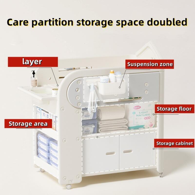 Product Introduction of Movable baby Diaper Changing Table Portable Bath Daycare Center Household Standing Baby Changing Table Baby Changing Table 38