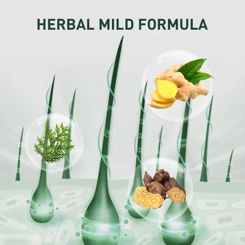 Thickening Hair Serum, Hair Root Care Oil, Scalp Care Oil, Natural Serum, Professional Hair Care Product for Men & Women 5