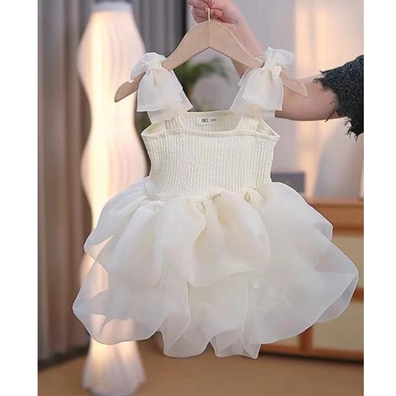 Product Introduction of Váy Mùa Hè Mới Cho Bé Gái, Váy Bong Bóng Có Dây Đeo Cho Bé Gái, Váy Công Chúa Cho Bé 6