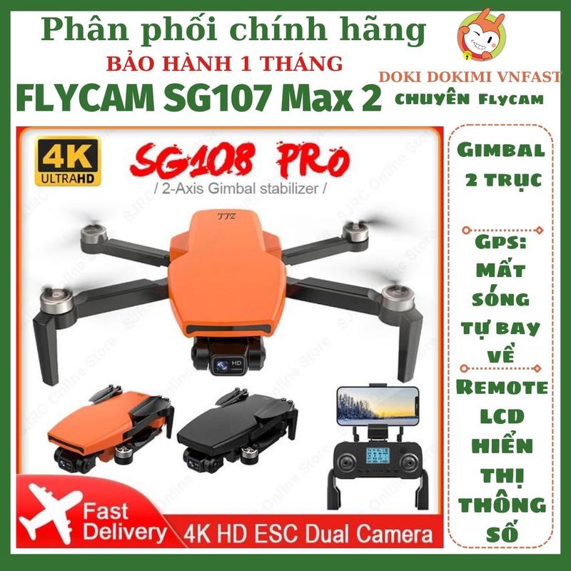 FLYCAM ZLL SG108 PRO 2 năm 2023 - GIMBAL 2 trục - BH 1 tháng Drone Camera Chụp Ảnh