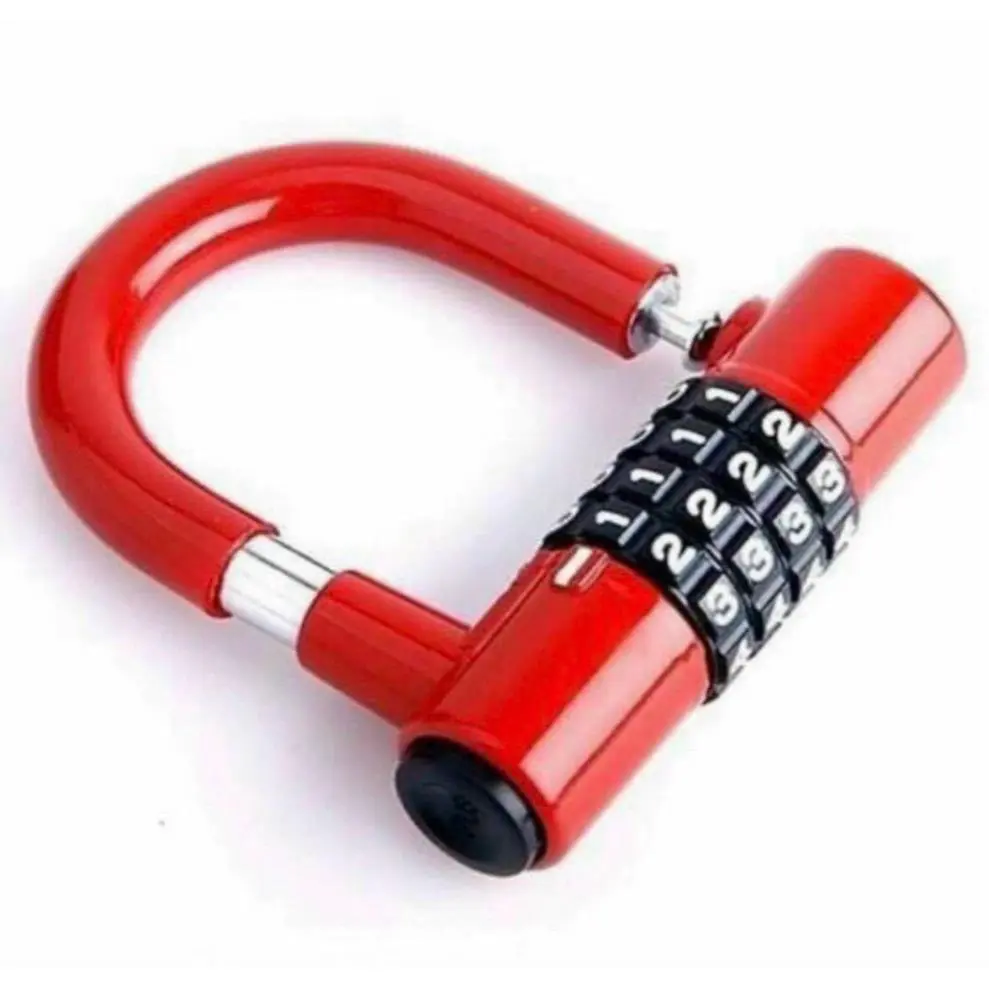 [Hàng Xịn] Ổ Khóa Số Chữ U Cao Cấp Chính Hãng Nhiều Màu, Bảo Mật Cao Và Có Thể Thay Đổi Được Mật Mã