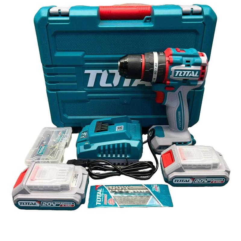 Máy khoan động lực dùng pin 20V TIDLI20668  Kèm 2 Pin 1 Sạc  máy khoan cầm tay khoan pin 