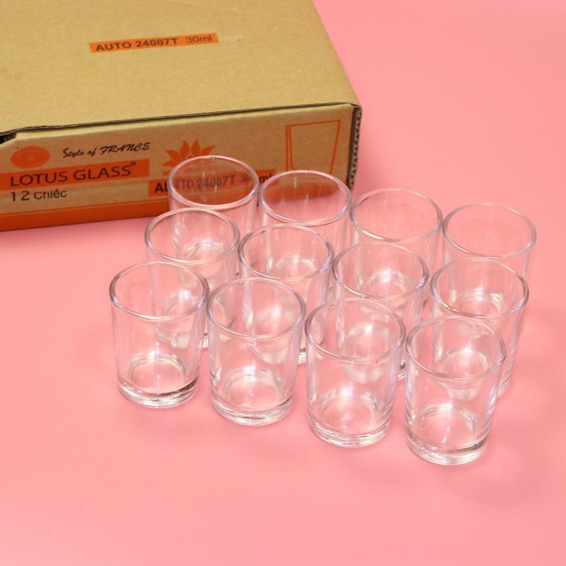 Set 12 ly uống rượu mắt trâu - Set 12 chén uống rượu nhỏ