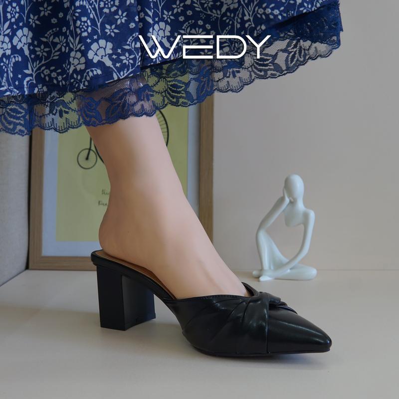 Product Introduction of [Hình thật]Dép nữ đế cao tôn dáng, Dép sục cao gót 7 phân dép nữ hottrend 2023 WD2316 Shoes GiàY DéP đế Cao Su Len 7