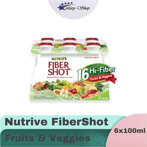 NUTRIVE FIBERSHOT Fruits & Veggie 6x100ml