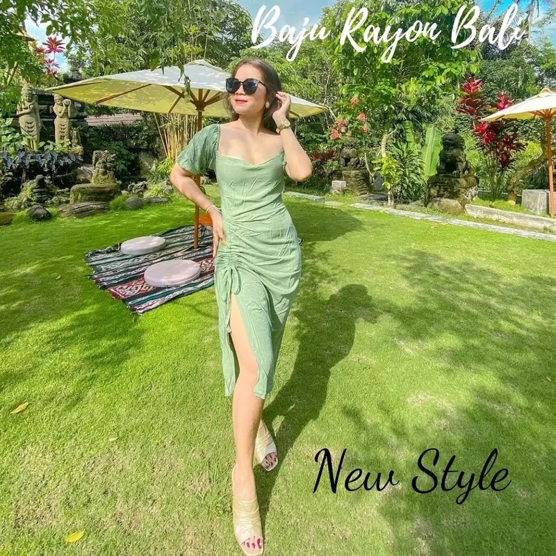 Dress Belah Samping Dress Belah Paha Dres Serut Dres Serut Paha Dres Kerut Dres Pandek Dress Bodycon Dress Bodycone Dress Bodycone Polos Casual 4