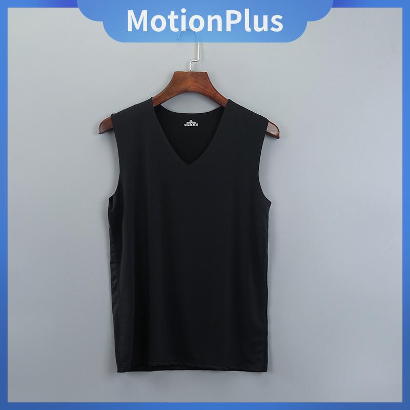 Product Introduction of Rompi Musim Panas, Pakaian Dalam Lelaki, Baju Tangki Sutera Ais Tanpa Jejak, Sesuai untuk Sukan dan Kecergasan, Tanpa Lengan, Bernafas, Singlet, untuk Lelaki 37