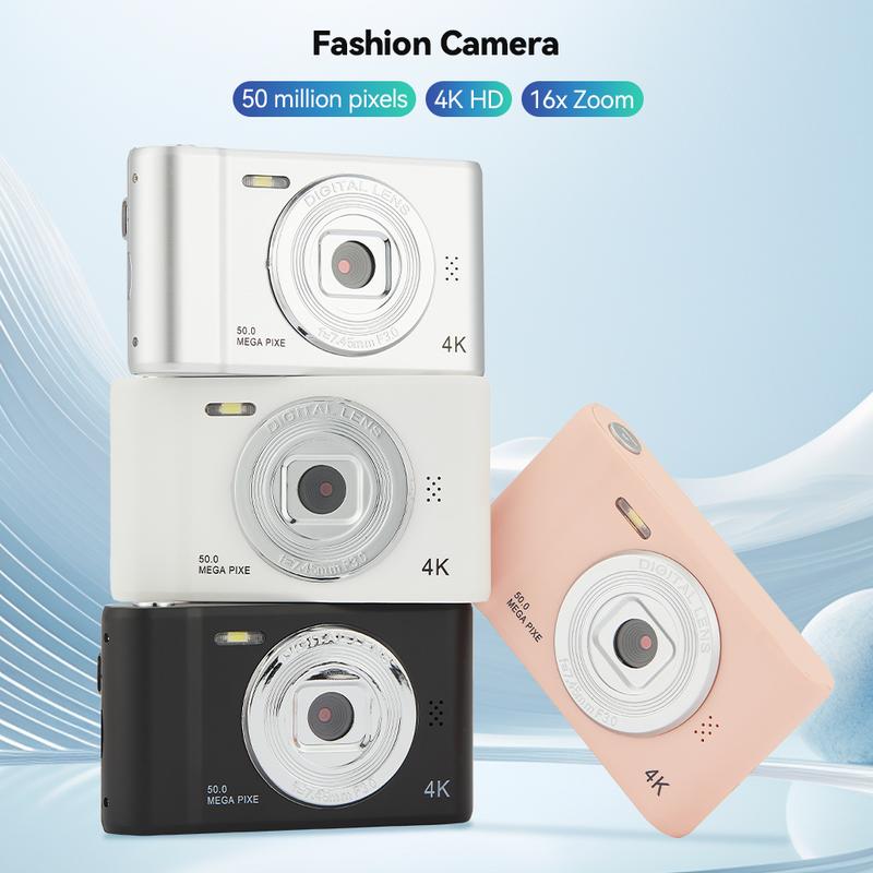Product Introduction of 4K 5000W Pixels Retro HD Camera Double Photography 8X Zoom Home Travel Portable Card Camera #467929 63