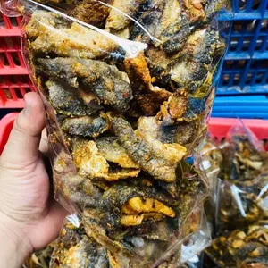 Keripik Kulit Ikan Patin Original Dan Pedas Daun Jeruk 200 Gram Fish Skin Crispy Kriukk