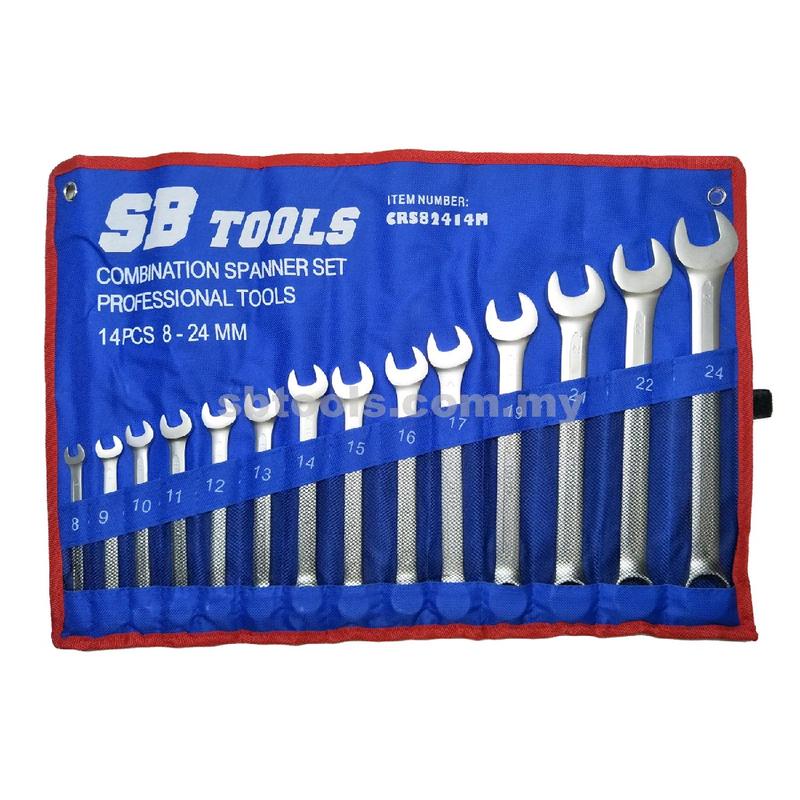 SB Tools 8-24mm Heavy Duty Combination Wrench Set | Spanner Set ...