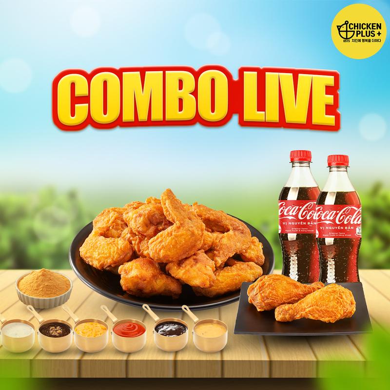 [Combo Cánh Gà]_FS_Combo 10 Cánh +2 Đùi Gà + Cơm Trộn (Tặng 02 Coca trong Livestream)