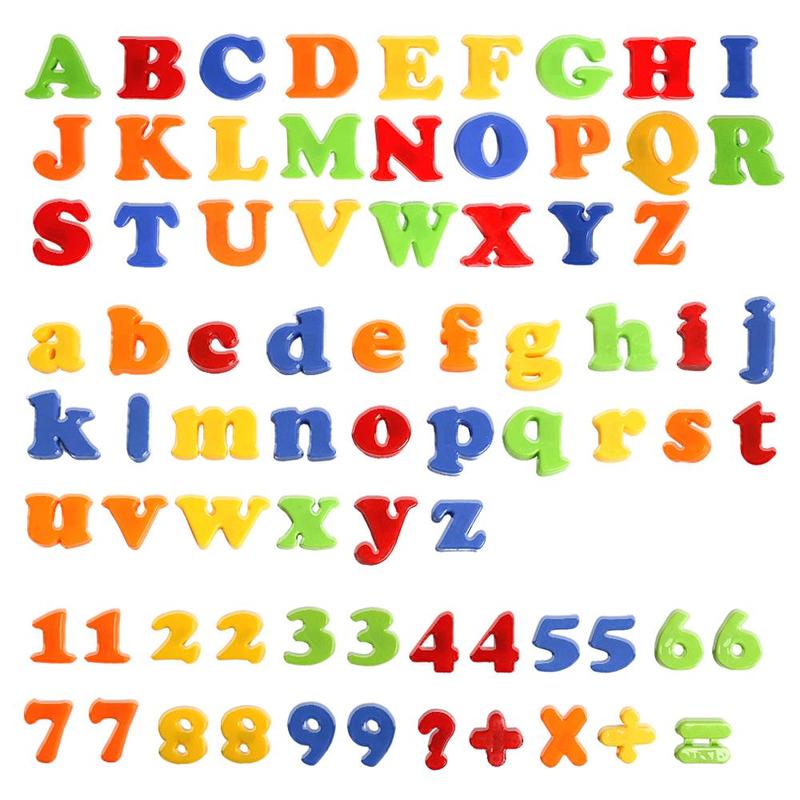 1 Set Magnetic Alphabet & Number Learning Toy, Vocabulary Learning Toy Set, Preschool Learning Spelling Counting Toy, Math Learning Toys, Valentine's Day Gift, Kids Toys 4