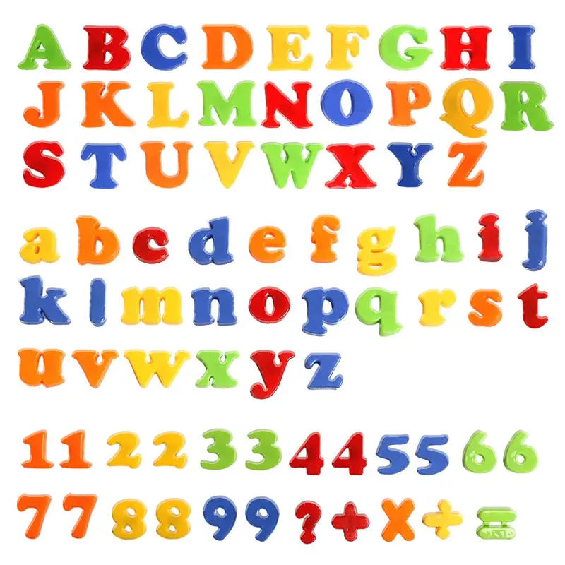 1 Set Magnetic Alphabet & Number Learning Toy, Vocabulary Learning Toy Set, Preschool Learning Spelling Counting Toy, Math Learning Toys, Valentine's Day Gift, Kids Toys 4