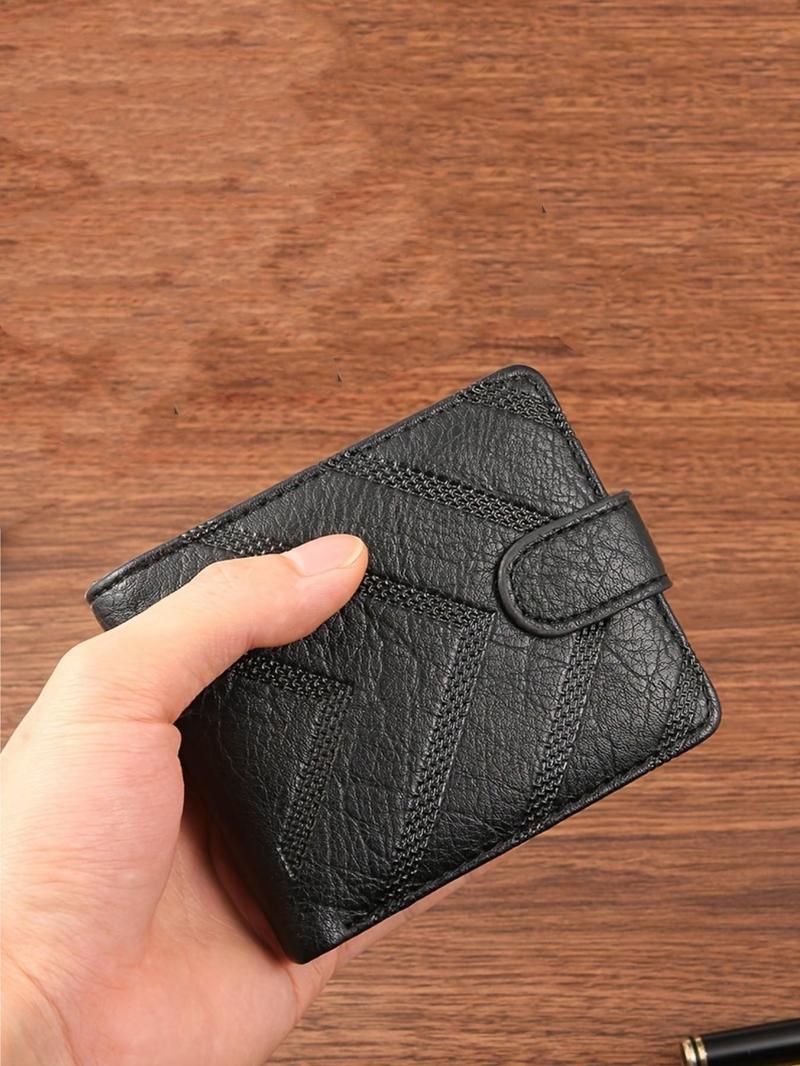 Product Introduction of Men's Business Fashion Minimalist Wallet, Multi Card Slot Card Holder, Casual Trendy Versatile High-quality Daily Wallet for Men 4