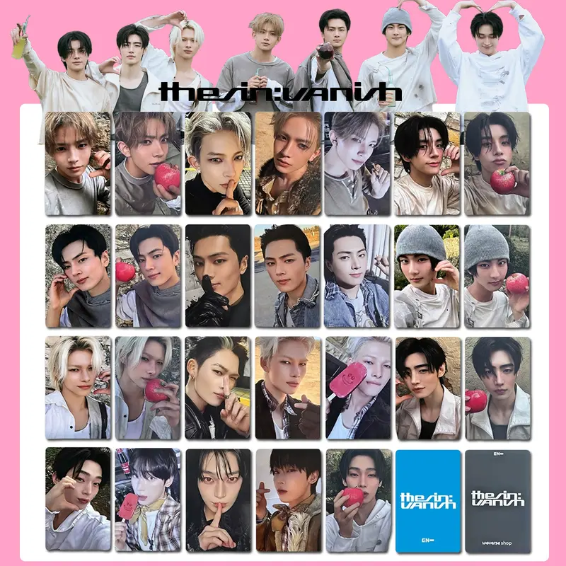 K-POP ENHYPENのフォトカードキーホルダー、アルバムカードIDホルダー