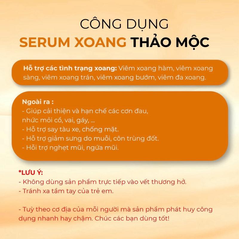 [A2][Mua 2 Được 5] Serum Xoang Thảo Mộc Cao Cấp (6ml) - Hỗ Trợ Viêm Xoang, Hỗ Trợ Đau Nhức Đầu Viêm Mũi Dị Ứng, Nhức 2 Cánh Mũi Lan Lên Trán, Chóng Mặt, Nghẹt Mũi. 2