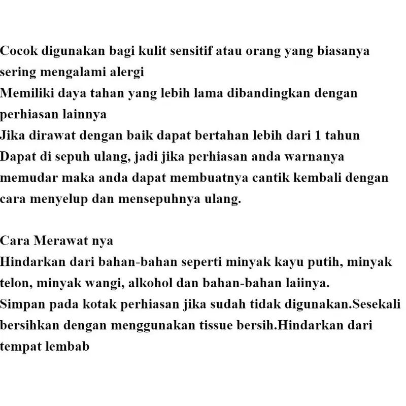 PROMO perhiasan wanita gelang tikar titanium wanita anti luntur anti karat teelaris Gold 5