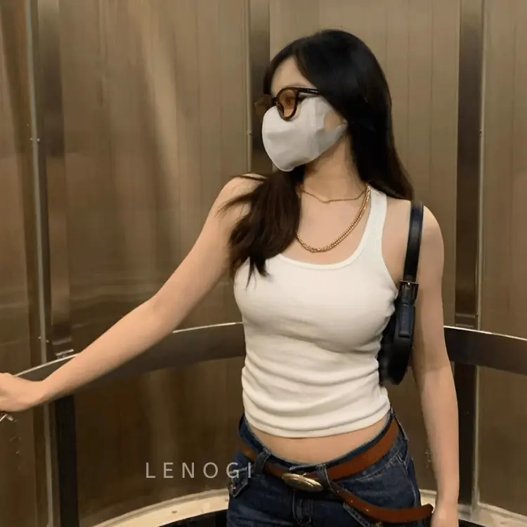 Áo ba lỗ nữ bản to cotton LENOGI áo tanktop sát nách mặc đi tập gym, yoga, đen trắng dễ phối đồ | BigBuy360 - bigbuy360.vn Áo ba lỗ nữ bản to cotton LENOGI áo tanktop sát nách mặc đi tập gym, yoga, đen trắng dễ phối đồ | BigBuy360 - bigbuy360.vn