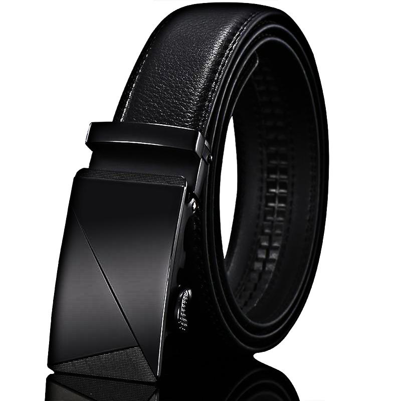 Thắt Lưng Dây Nịt Nam Da Bò 2 Lớp Khóa Tự Động Phiên Bản Hàn Đơn Giản Sành Điệu Trẻ Trung DT107 Khóa gài tự động