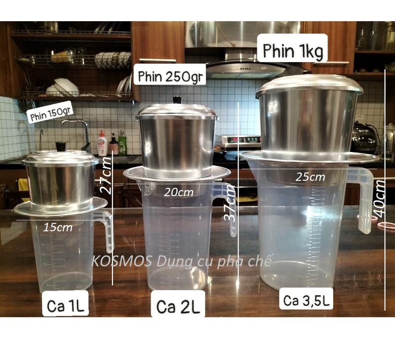 Phin nhôm pha cà phê lớn 150gram - 250gram - 1Kg