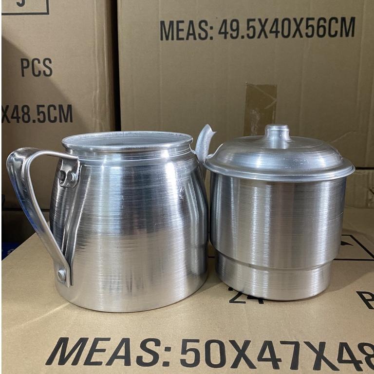 Phin cafe nhôm 100g và 200g - Phin cafe có ấm lớn - Dụng cụ pha cà phê 5