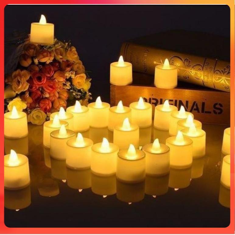 Nến Điện Tử LED Mini Kèm Sẵn Pin Trang Trí Sinh Nhật