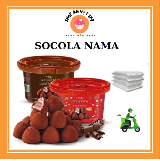Socola Nama 408g - 80 Viên - Hộp Nhỏ Xinh -  Chocolate Thơm Ngon