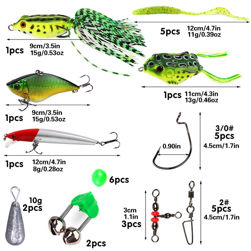 Product Introduction of Sougayilang Fishing Accessories Combos,The Fishing Equipment Set For Beginners Includes Fishing Line, Fishing Rod, Fishing Essential Equipment, Artificial bait, and Exercise,for Outdoor Fishing Sports. 7
