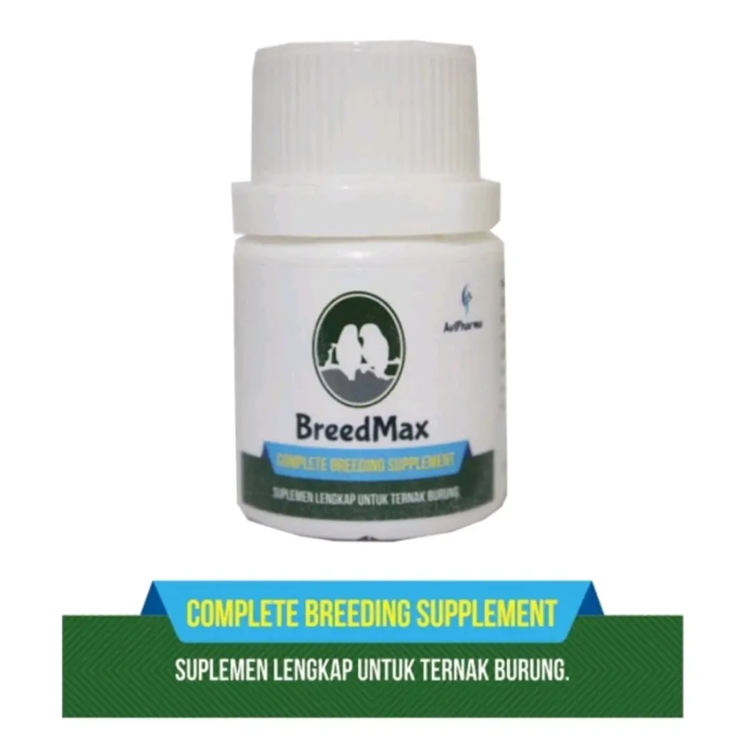 Breedmax supplemen burung lengkap khusus untuk ternak 30g