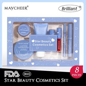 Set Solekan Kecantikan Hati ke Hati, MAYCHEER, Termasuk Maskara, Bedak dan Gincu, Celak, Kit Solekan, MR51 Makeup