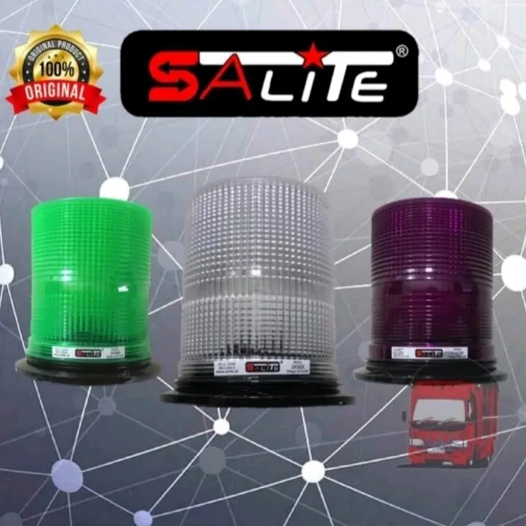 Lampu Xenon Rotari Truck / Rotary Strobo Truk / Lampu Blitz Salite Alat Berat 12V 24V 48V