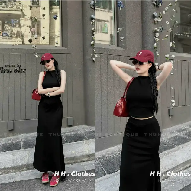 ĐẦM ÔM BODY ĐUÔI CÁ CHUN EO 4 MÀU TÔN DÁNG váy  tiệc 8