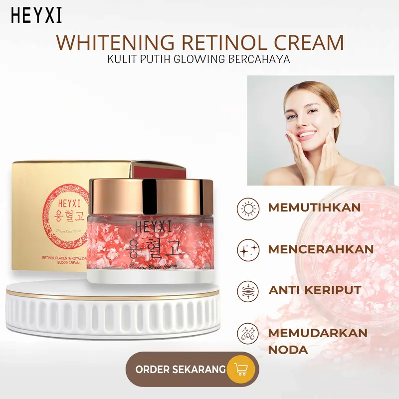 （BPOM) HEYXI Glowing Cream Tone up Cream / Moisturizing cream / Makeup isolation Cream / Lazy people must have/krim retinol/Mencerahkan warna kulit 0