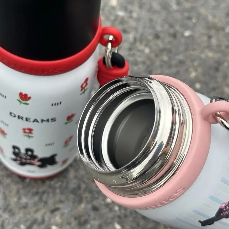 Cốc giữ nhiệt đầu inox 316 mới có ngoại hình cao cấp, cốc có tay cầm di động, cốc uống nước đôi ngoài trời 5