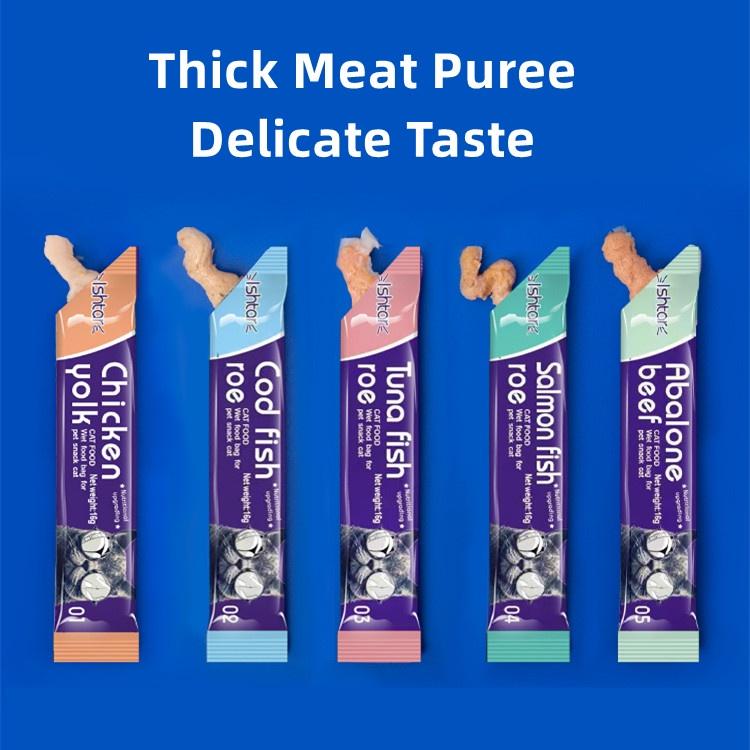 Product Introduction of Cat Treats 15g Pet Cat Food Snacks Cat Wet Food for Kitten and Adult Aat Par Buy 10 Ship 20 Cat Wet Food Snacks 8