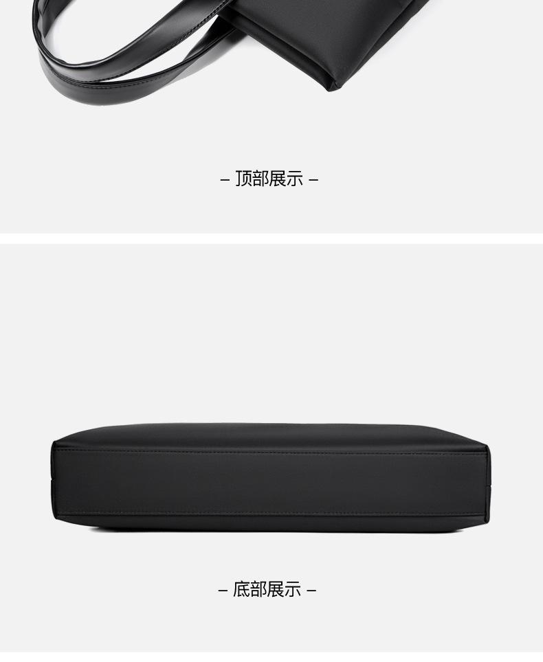 Product Introduction of New Fashion Handheld Briefcase Simple College Student Notebook Bag Business Laptop Bag Men's Briefcase 19