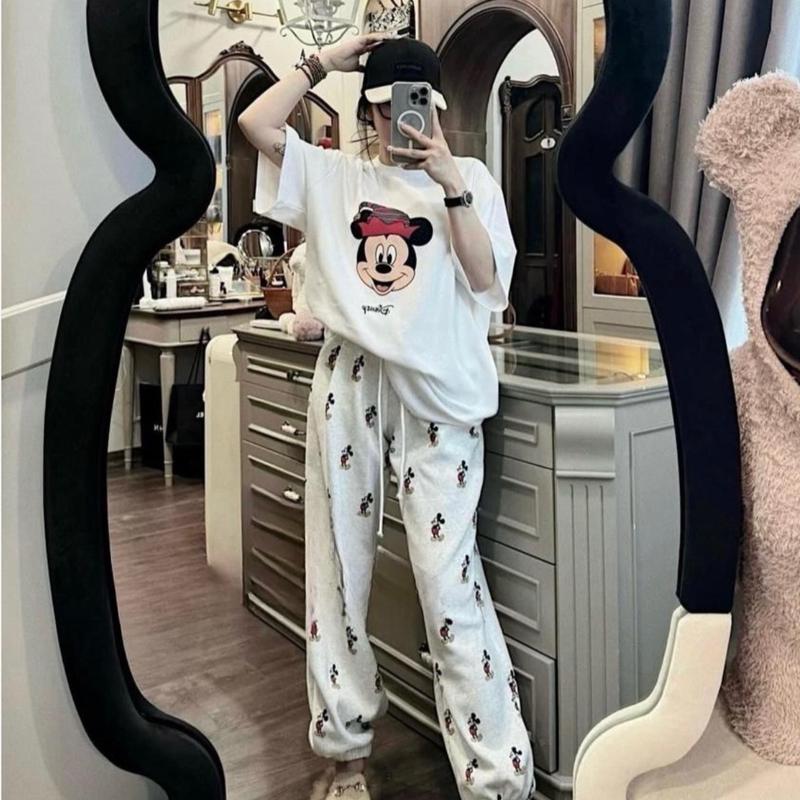  Bộ hình MK ÁO CỘC QUẦN DÀI HangTong Qc cao cấp Women 